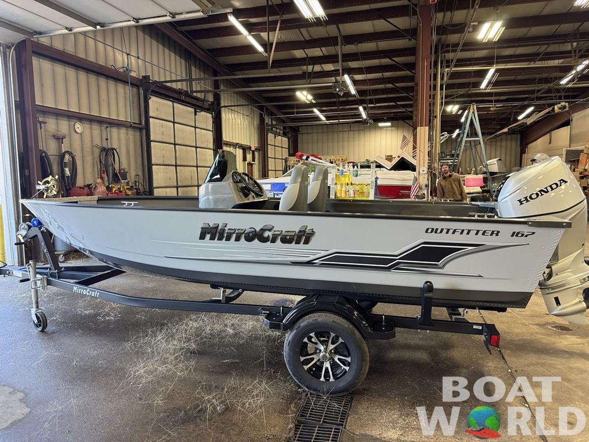 2025 Mirrocraft F167 Side Console & Honda 60HP 4-Stroke EFI