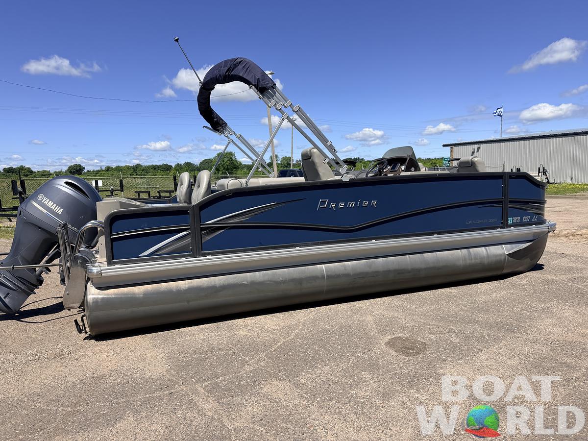 Used 2016 Premier 220 Explorer Tritoon & 175HP Yamaha 4Stroke - $39,995