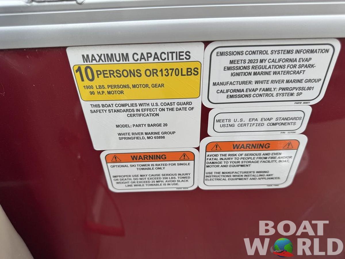 Used 2023 Sun Tracker Party Barge® 20 DLX