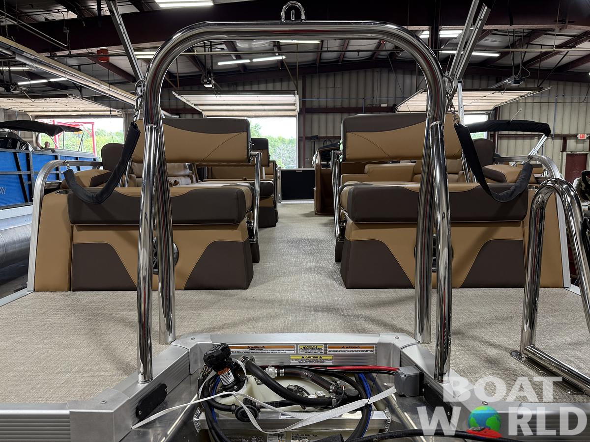 2025 Tahoe Pontoons LTZ 2385 Quad Lounge Shift Flip & Honda 4-Stroke EFI