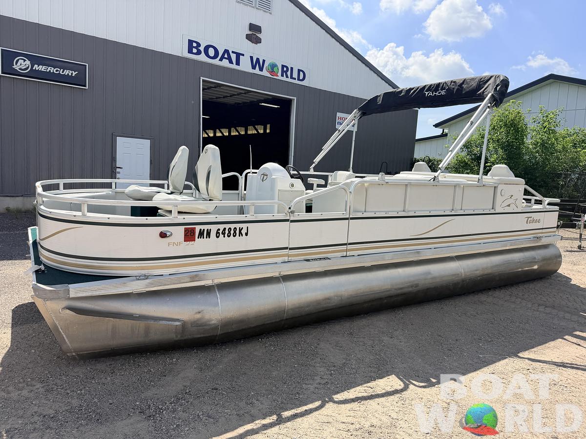 Used 2008 Tahoe Pontoons 22 Fish 'N Fun & (2021) 90HP Mercury 4Stroke EFI -$17,995