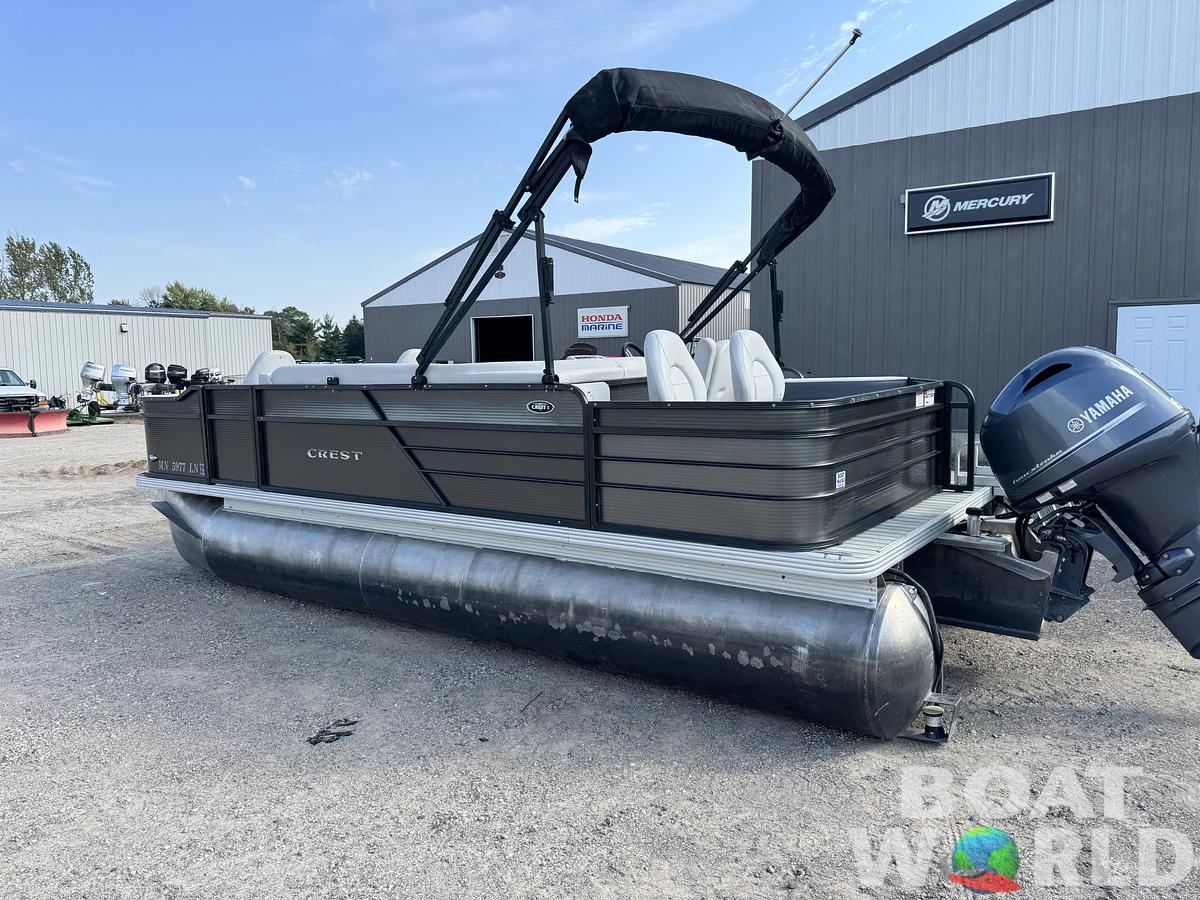 Used 2017 Crest  200 Pontoon with 115HP Yamaha Fourstroke EFI