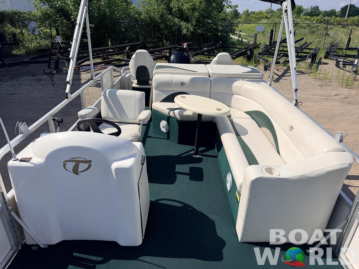 Used 2008 Tahoe Pontoons 22 Fish 'N Fun & (2021) 90HP Mercury 4Stroke EFI -$17,995