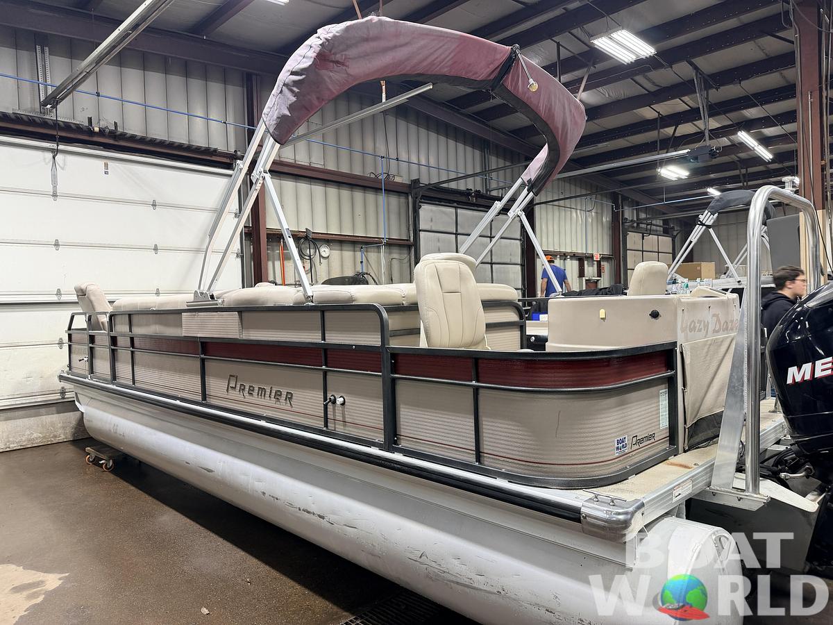 Used 2007 Premier 251 Cast-a-Way Fish & Cruise Pontoon & 115HP Mercury 4Stroke - $19,995
