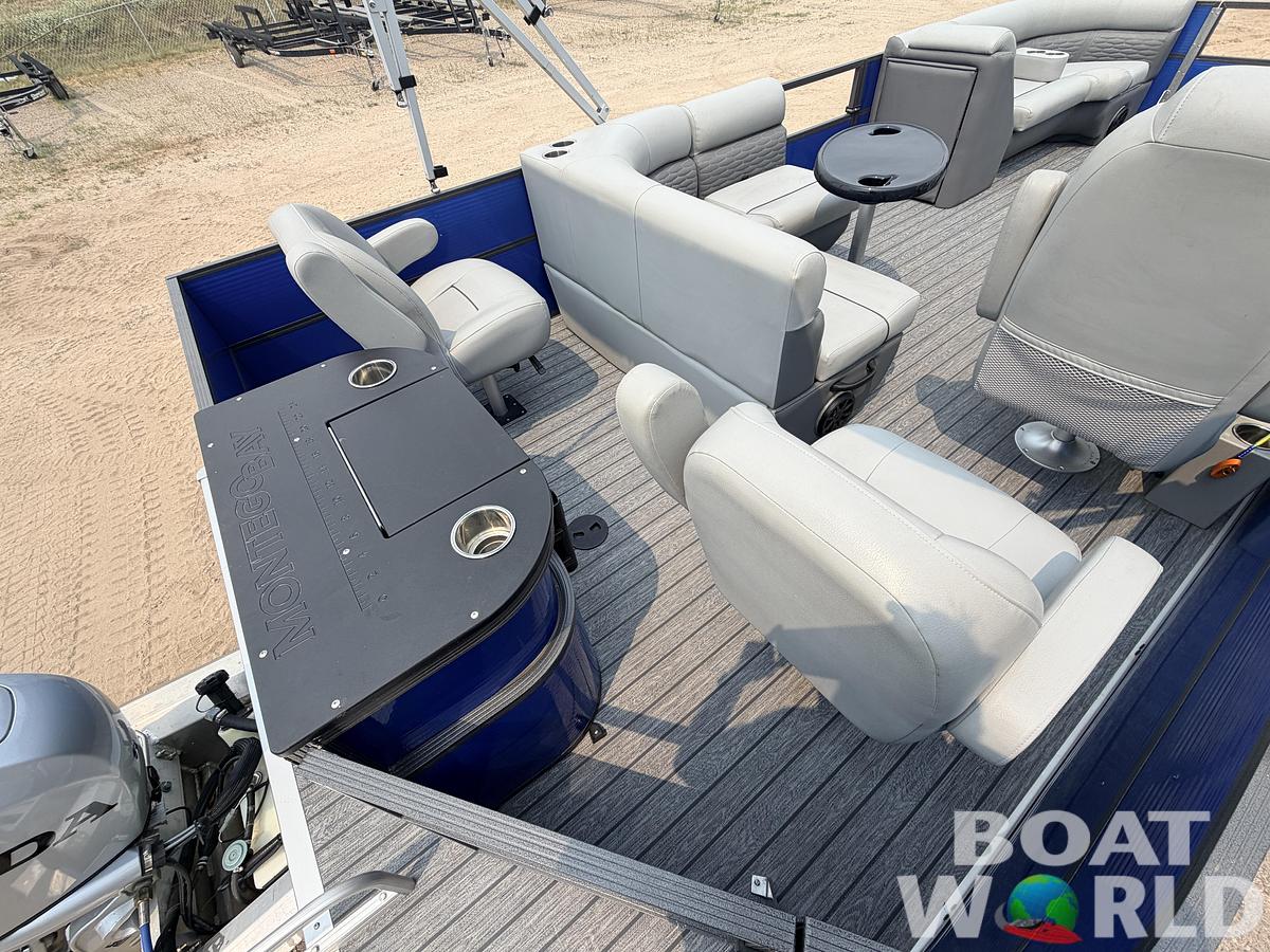 Used 2021 Montego Bay 8522 Fish & Cruise Deluxe Pontoon & 90HP Honda 4Stroke -$29,995
