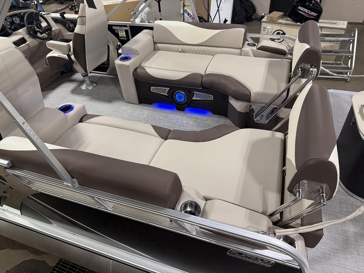 2025 Tahoe Pontoons LTZ 2385 Quad Lounge Shift SS Tritoon & Honda 4-Stroke EFI