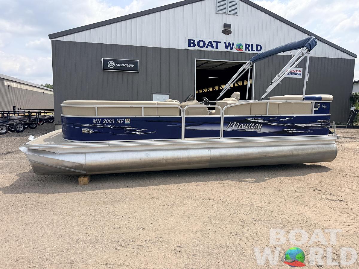 Used 2013 Manitou 220 Xplode VP Tritoon & 150HP Yamaha 4Stroke -$29,995