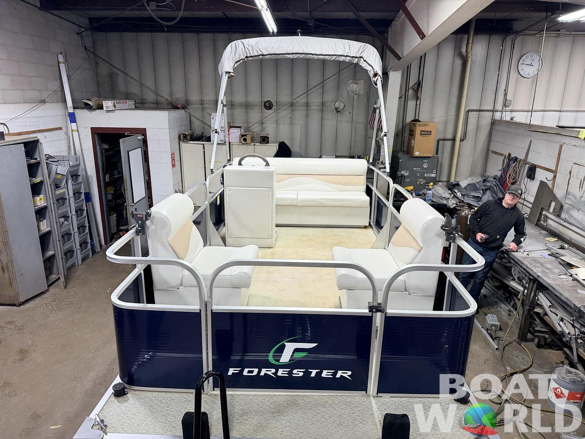Used 2019 Forester 14' Fish n Fun Pontoon - $10,995