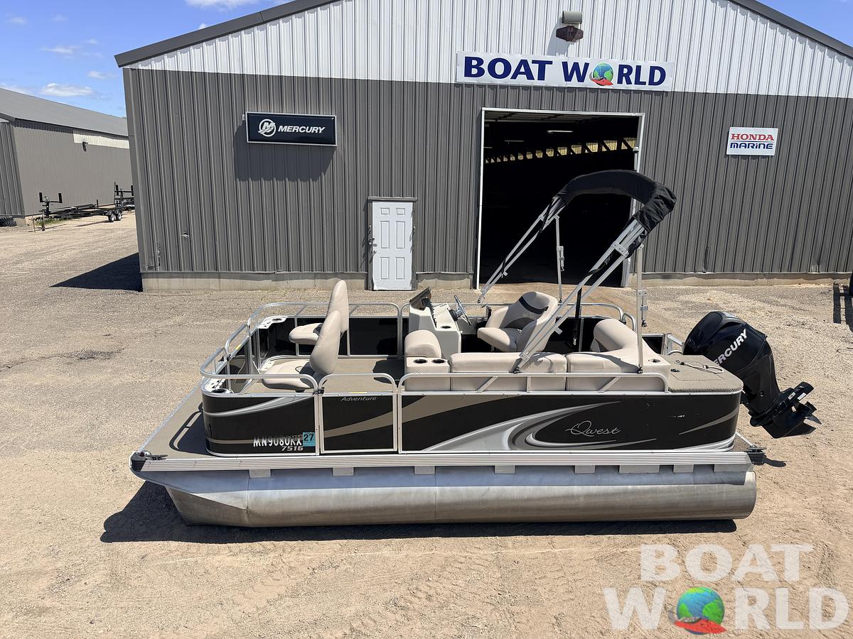 Used 2013 Qwest 7516 Adventure & 40HP Mercury 4Stroke - $16,995