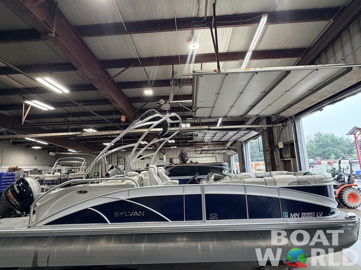 Used 2017 Sylvan S3 Rear Lounge with Sport Tower & 150HP Yamaha SHO VMAX - $39,995