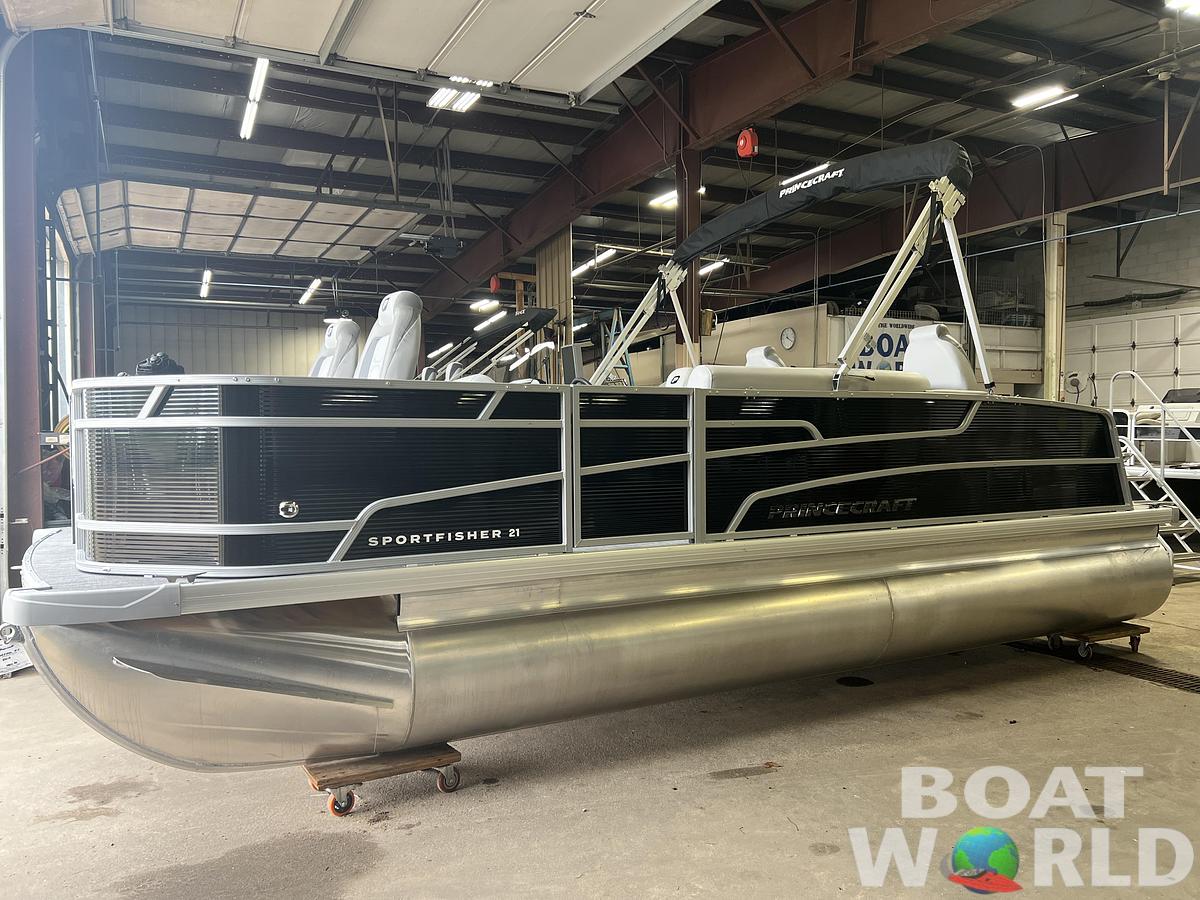 2026 Princecraft 21 Sportfisher 4-S Quad Fish Pontoon 