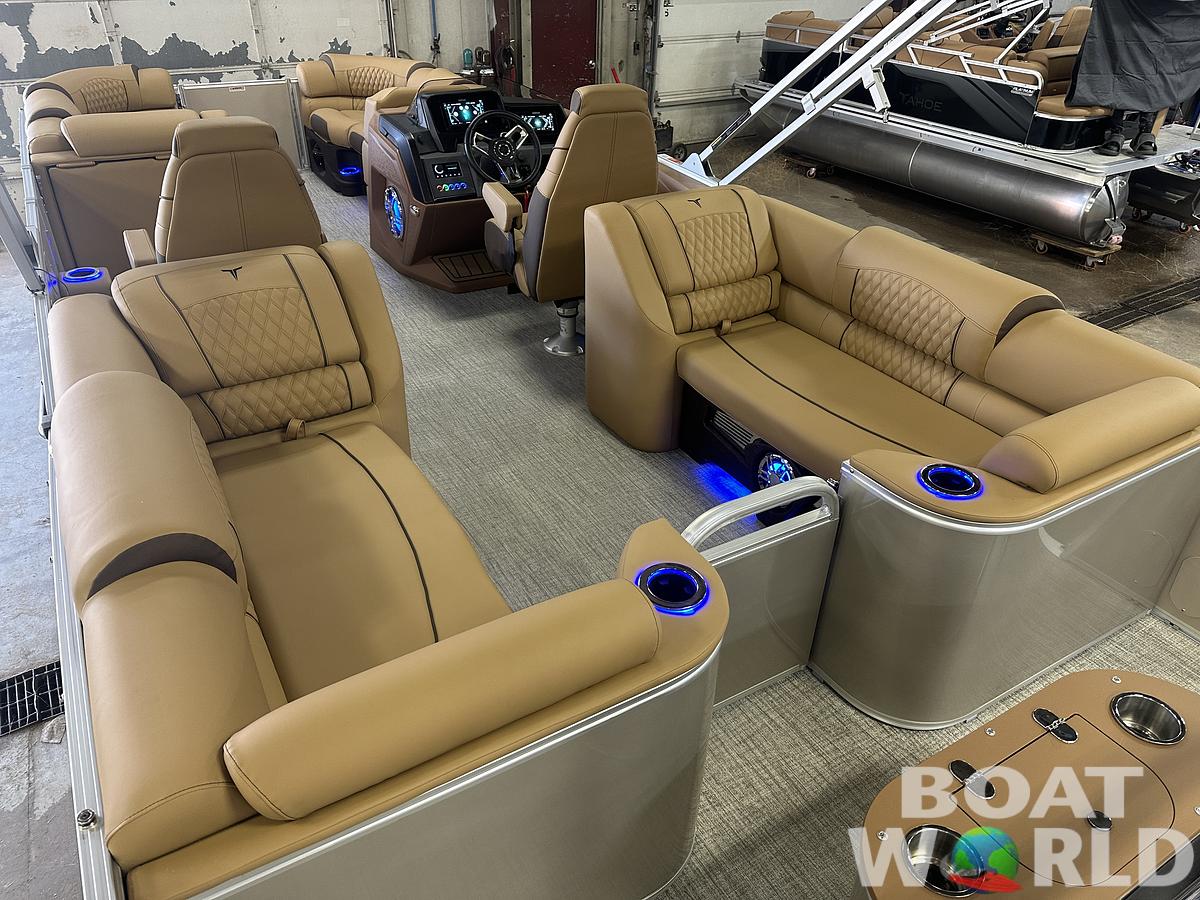 2025 Tahoe Pontoons Cascade 2385 Quad Lounge & Honda 4-Stroke EFI