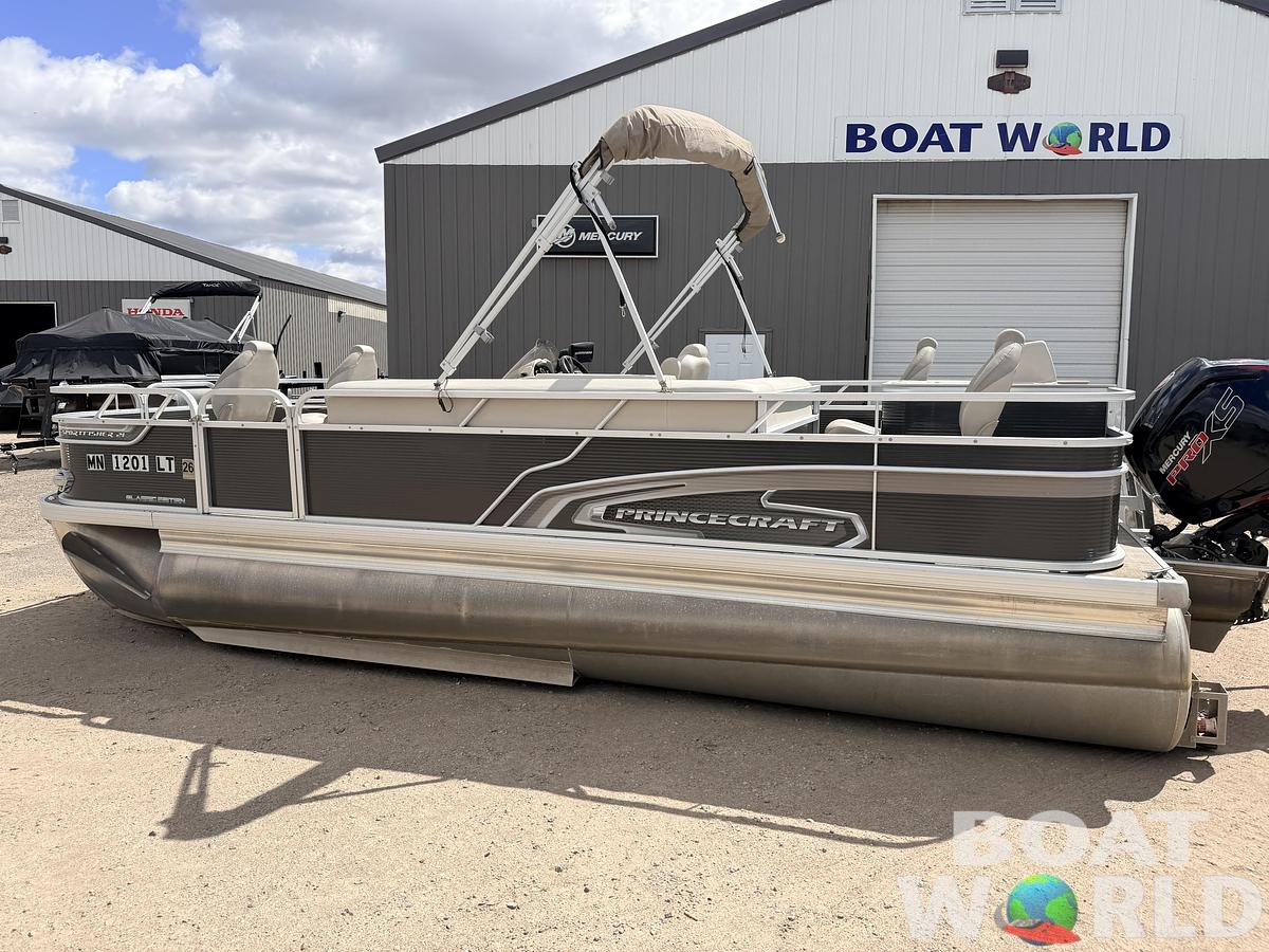 Used 2018 Princecraft Sportfisher 21 4-S Tritoon & 115HP Mercury ProXS -$32,995