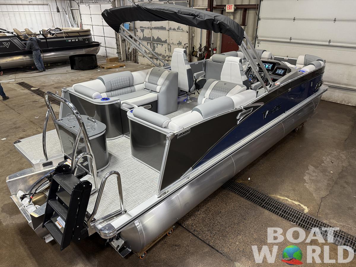 2025 Tahoe Pontoons Cascade 2385 Quad Lounge Tritoon & Honda 4-Stroke EFI