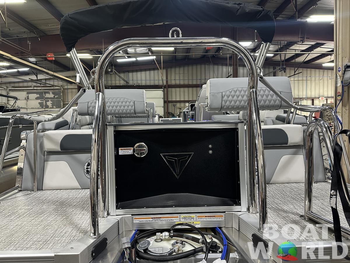 2025 Tahoe Pontoons Cascade 2385 Quad Lounge Shift Flip & Honda 4-Stroke EFI