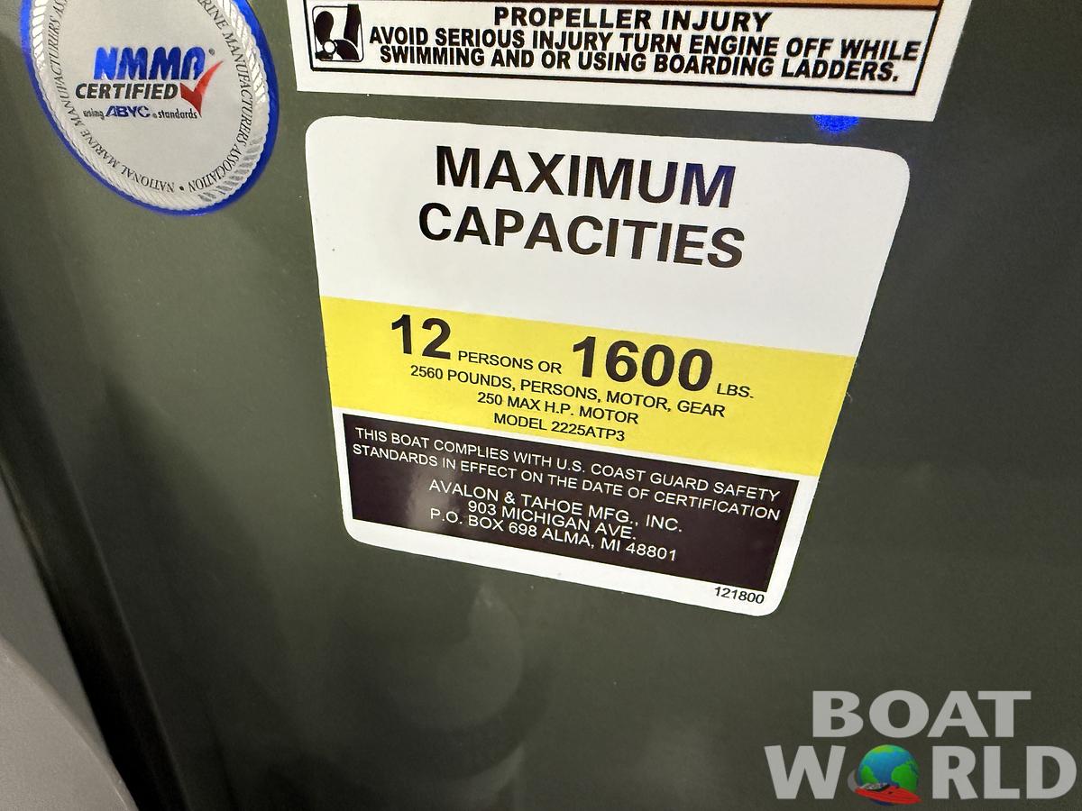 2025 Tahoe Pontoons LTZ 2385 Elite Cruise Tritoon & Honda 4-Stroke EFI