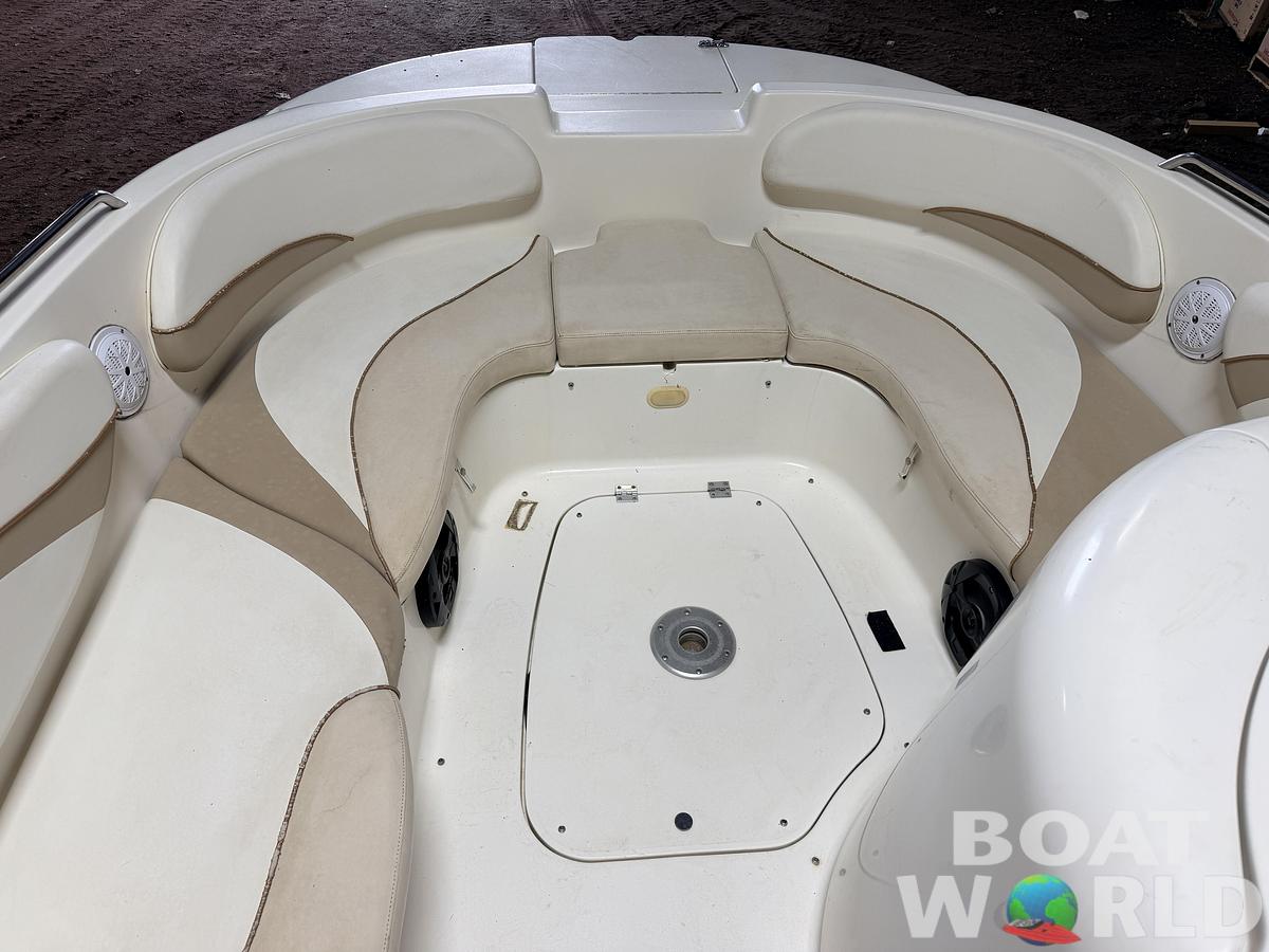 Used 2003 Glastron DX215 Deck Boat & 220HP 5.0L Volvo/Penta with Tandem Axle Trailer -$9,995