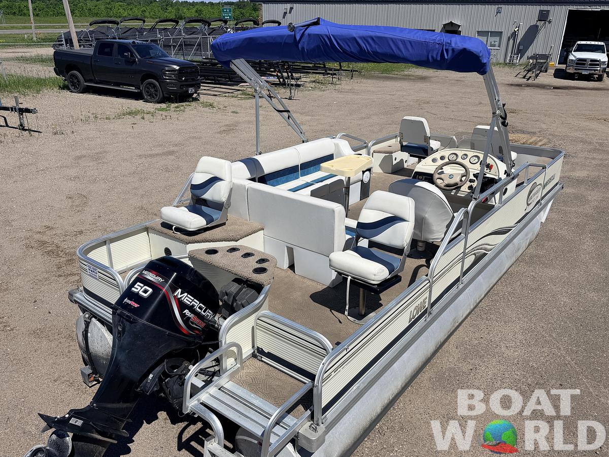 Used 2001 Lowe SunCruiser Trinidad 204 & 50HP Mercury 4Stroke -$11,995