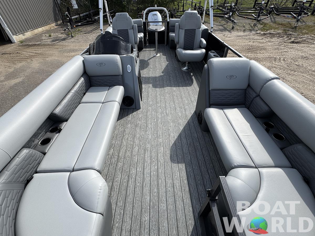 Used 2023 Montego Bay 8522 Quad Lounge Pontoon with 115HP Honda Fourstroke EFI