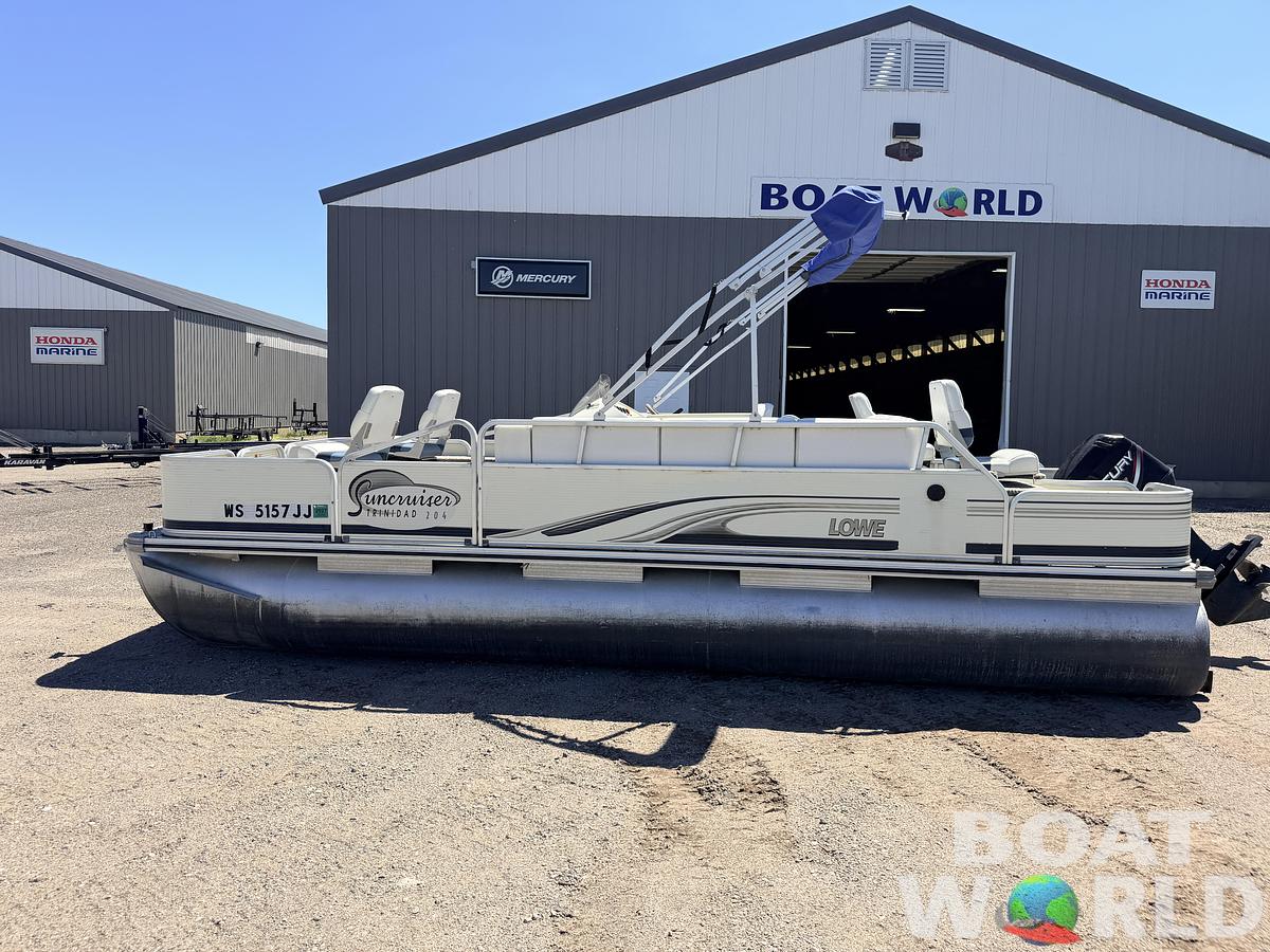 Used 2001 Lowe SunCruiser Trinidad 204 & 50HP Mercury 4Stroke -$11,995