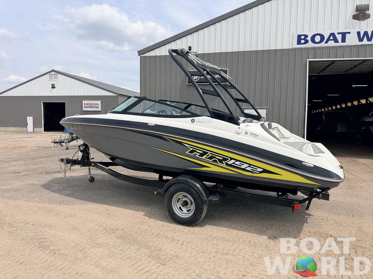 Used 2016 Yamaha AR192 Jet Boat 210HP Supercharged 1.8L & Single Axle Trailer -$29,995