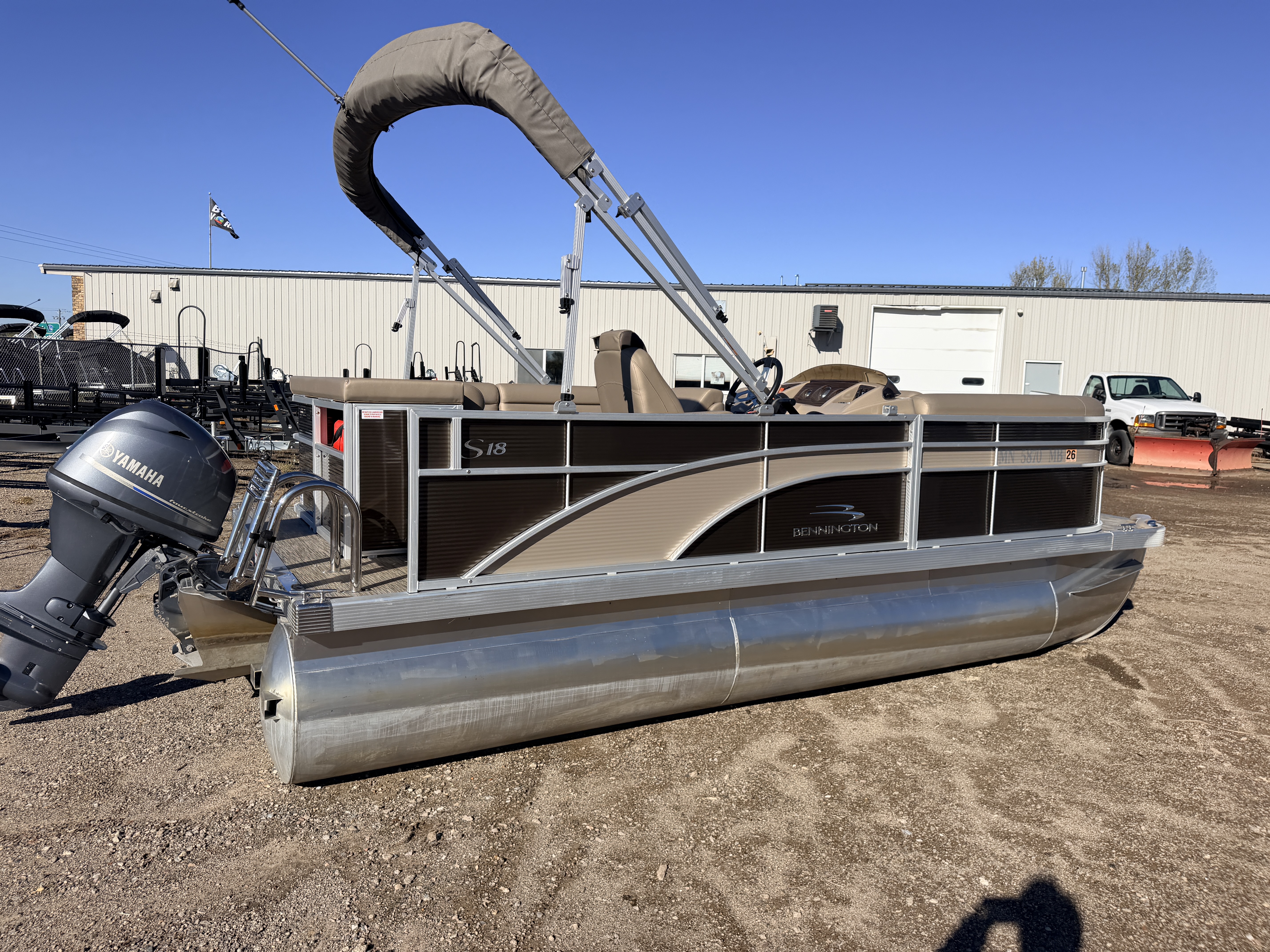 Used 2021 Bennington 188 SL & 50HP Yamaha 4Stroke -$24,995