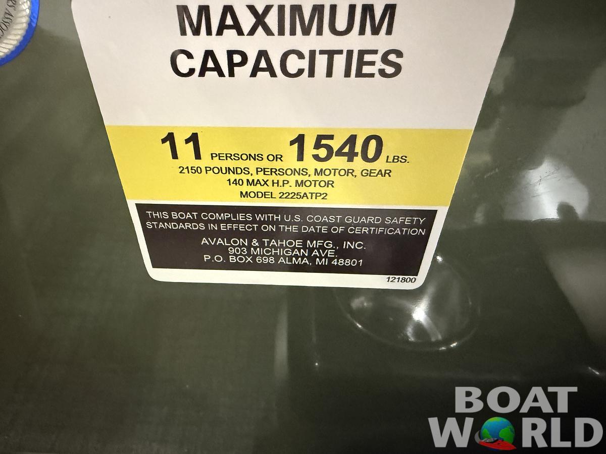 2026 Tahoe Pontoons Sport 2385 Rear Fish & Honda 4-Stroke EFI