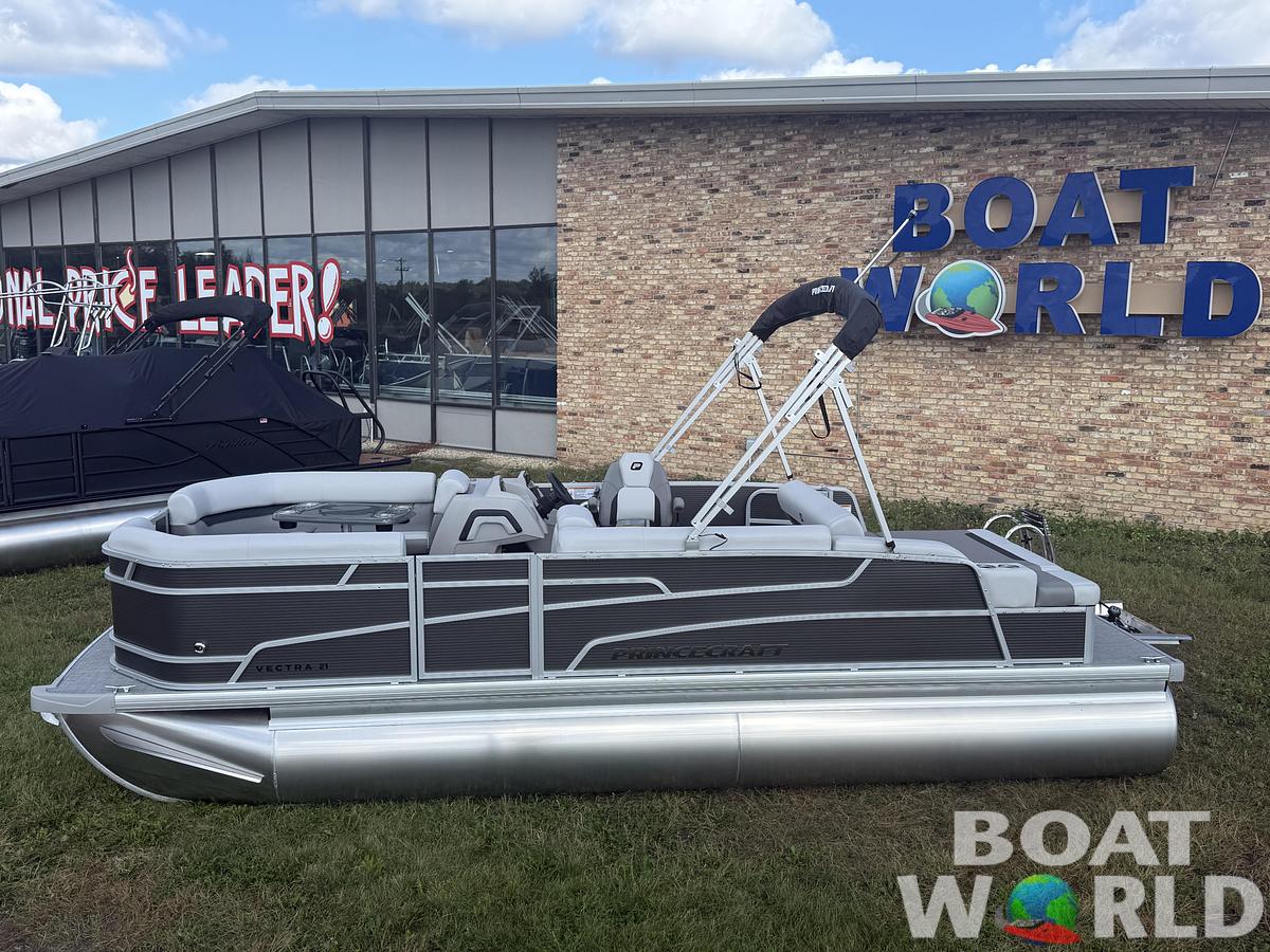 2026 Princecraft Vectra 21 RL Swingback Lounge Pontoon & Mercury 4-Stroke EFI