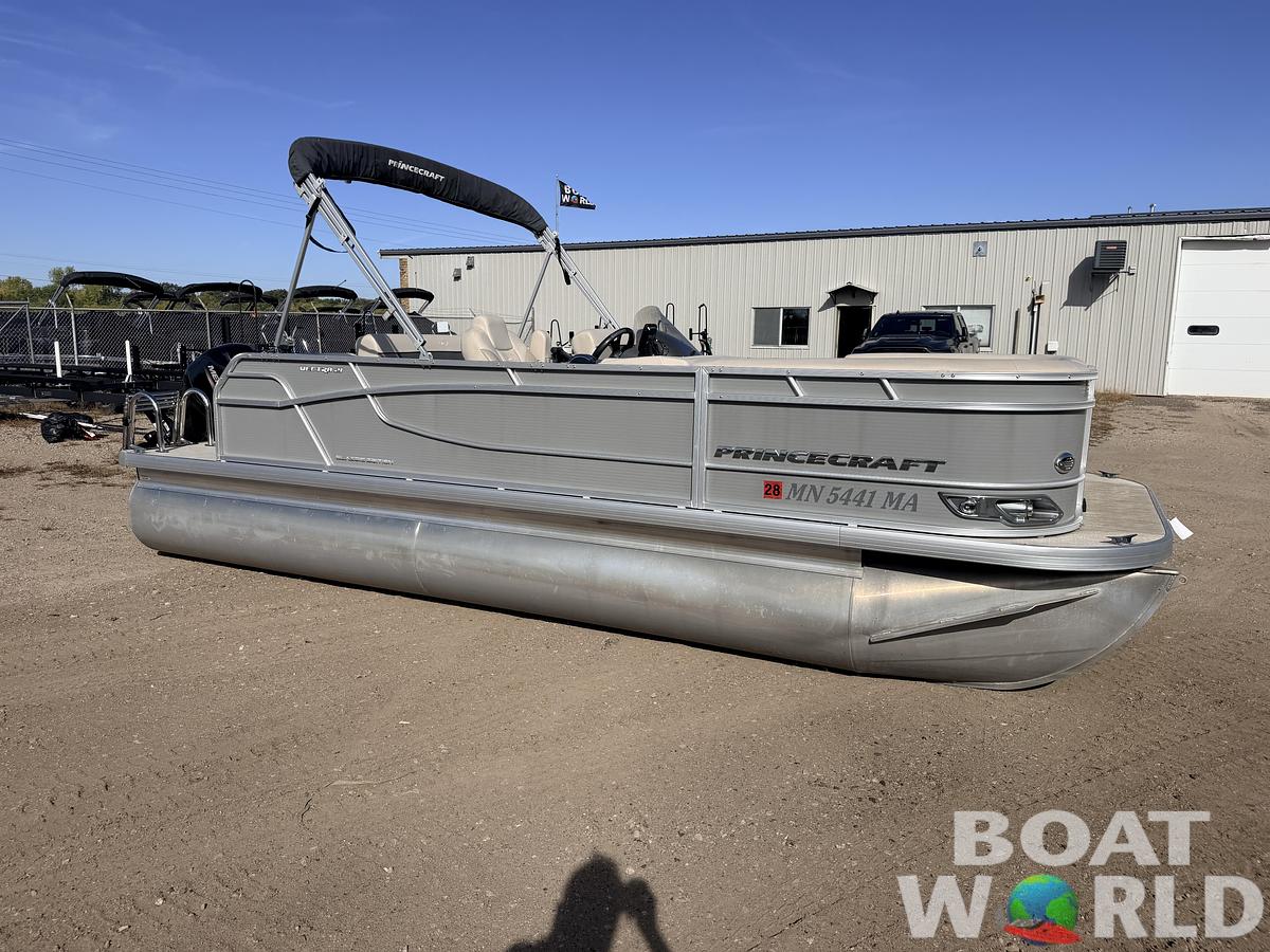 Used 2020 Princecraft Vectra 21 Rear Lounge Dinette Pontoon & 60HP Mercury 4Stroke -$24,995