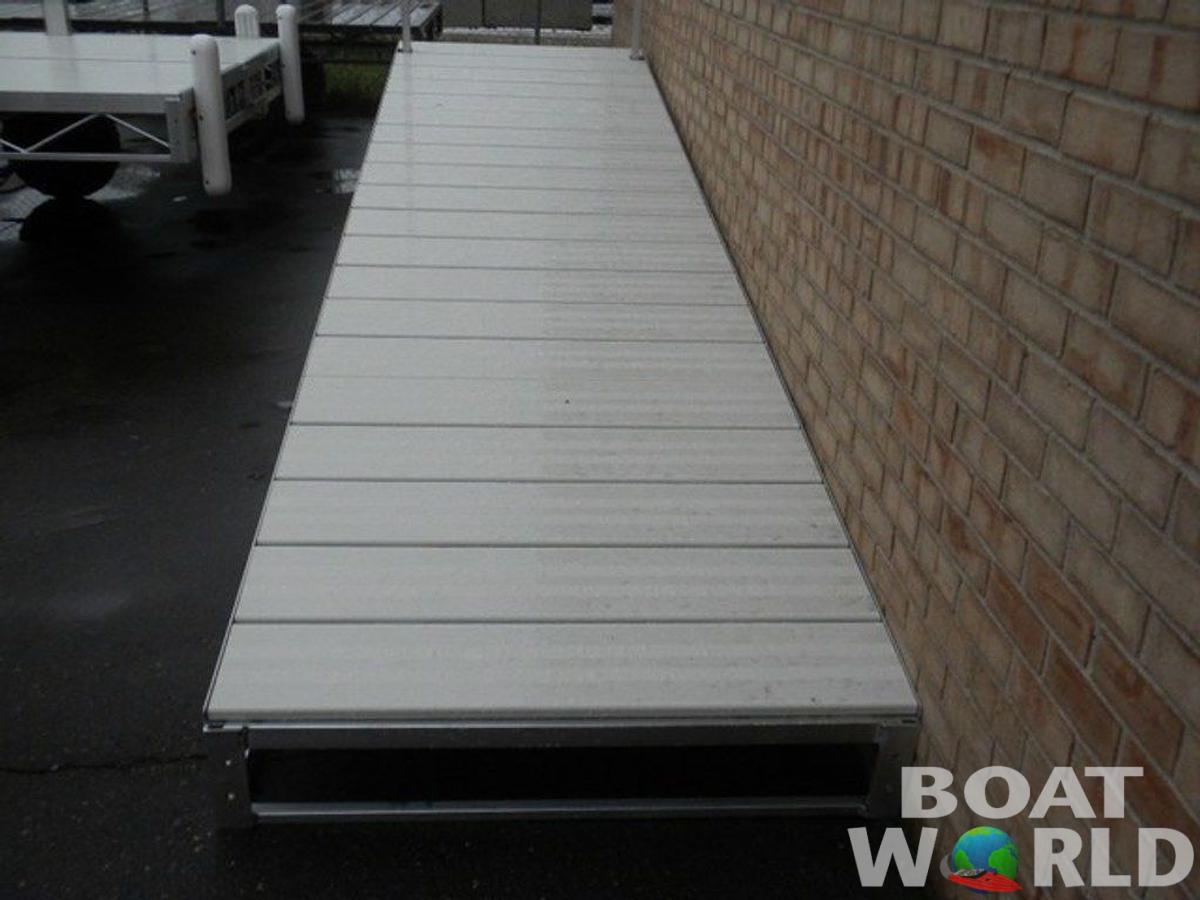 Aluminum Dock "Roll In" L8 Platform Dock w/ Aluminum Decking