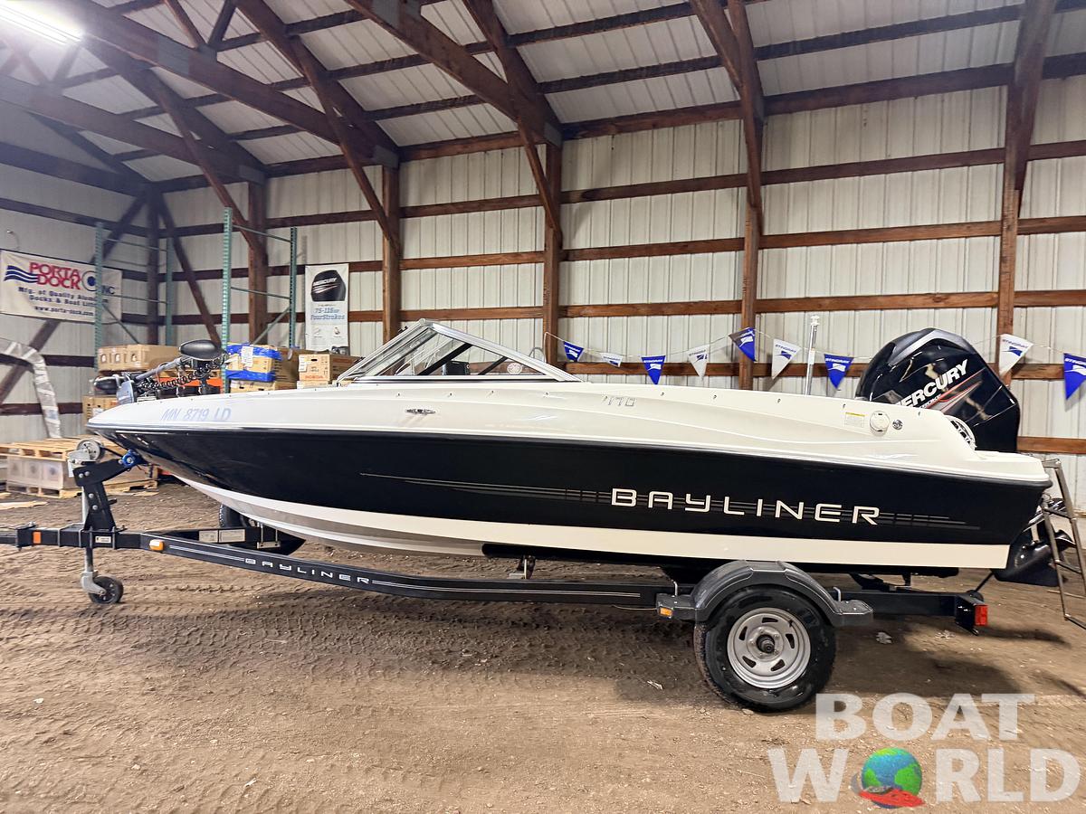 Used 2013 Bayliner 170 Fish & Ski with Single Axle Trailer & 115HP Mercury 4Stroke - $12,995