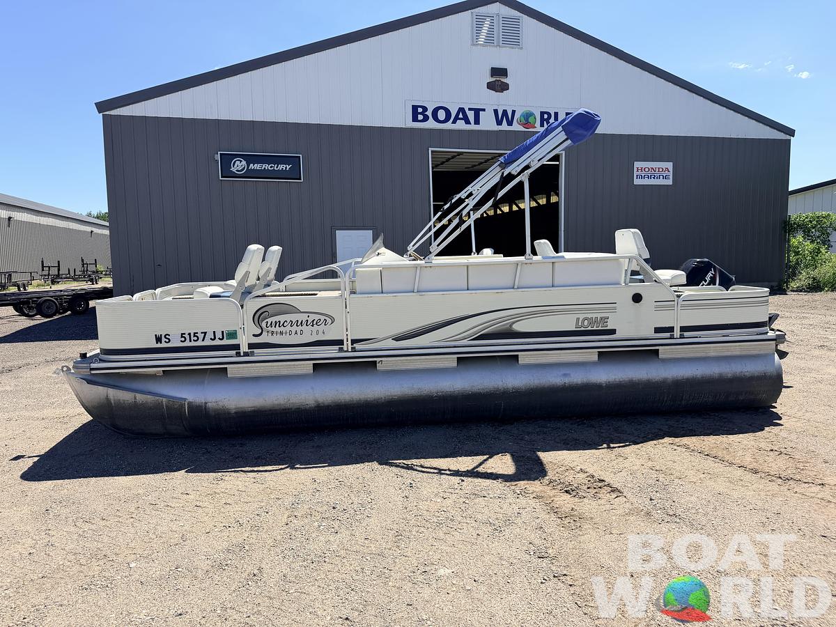 Used 2001 Lowe SunCruiser Trinidad 204 & 50HP Mercury 4Stroke -$11,995