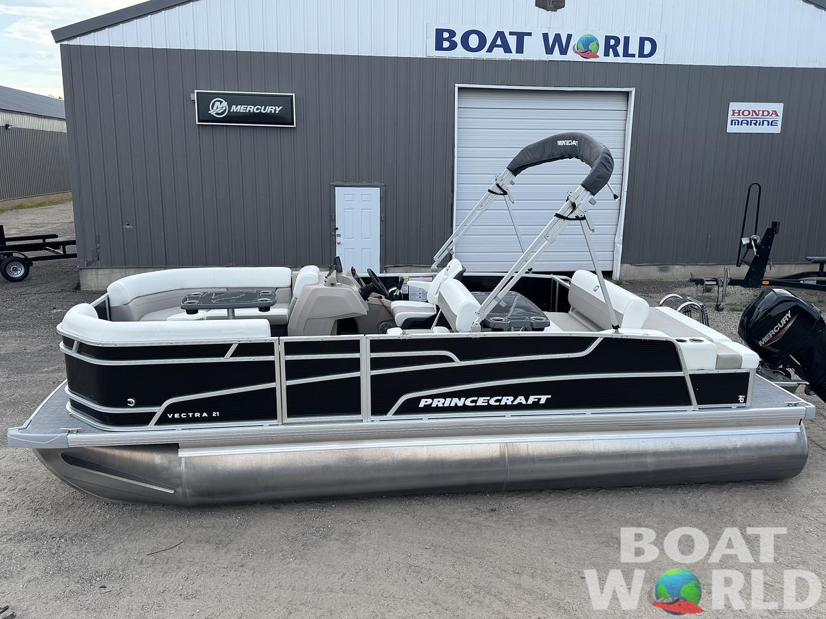 Used 2024 Princecraft Vectra 21 RL Dinette Swingback Pontoon