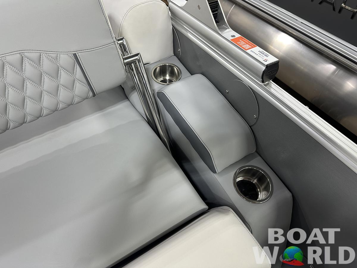 2025 Tahoe Pontoons Cascade 2385 Quad Lounge Shift Flip & Honda 4-Stroke EFI