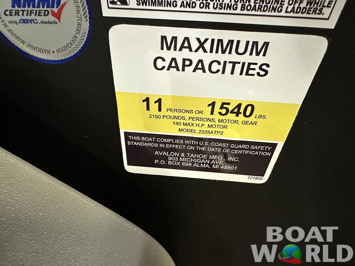 2025 Tahoe Pontoons LTZ 2385 Quad Lounge Shift Flip & Honda 4-Stroke EFI