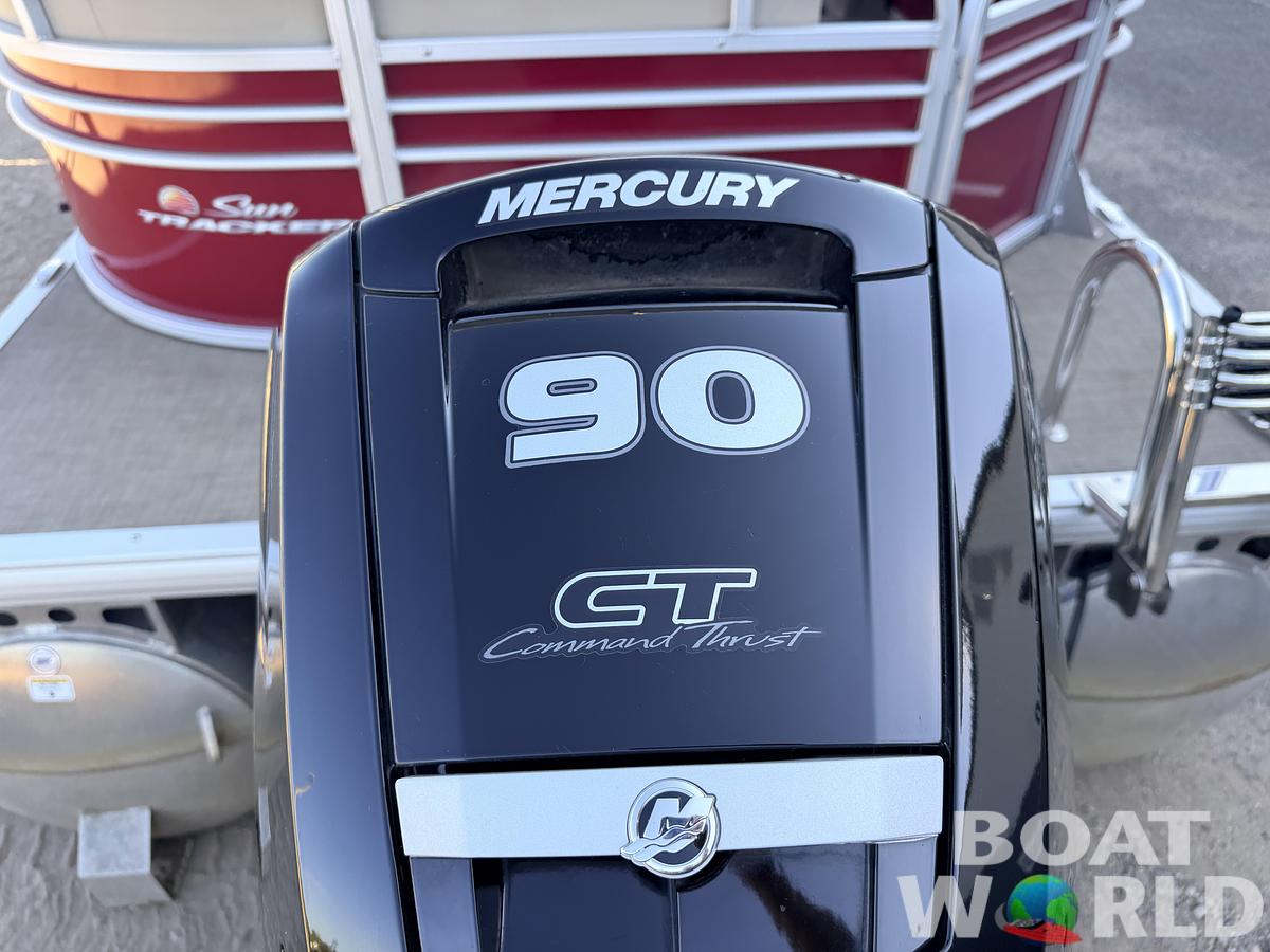 Used 2023 Sun Tracker Party Barge 20 DLX & 90HP Mercury 4Stroke -$27,995