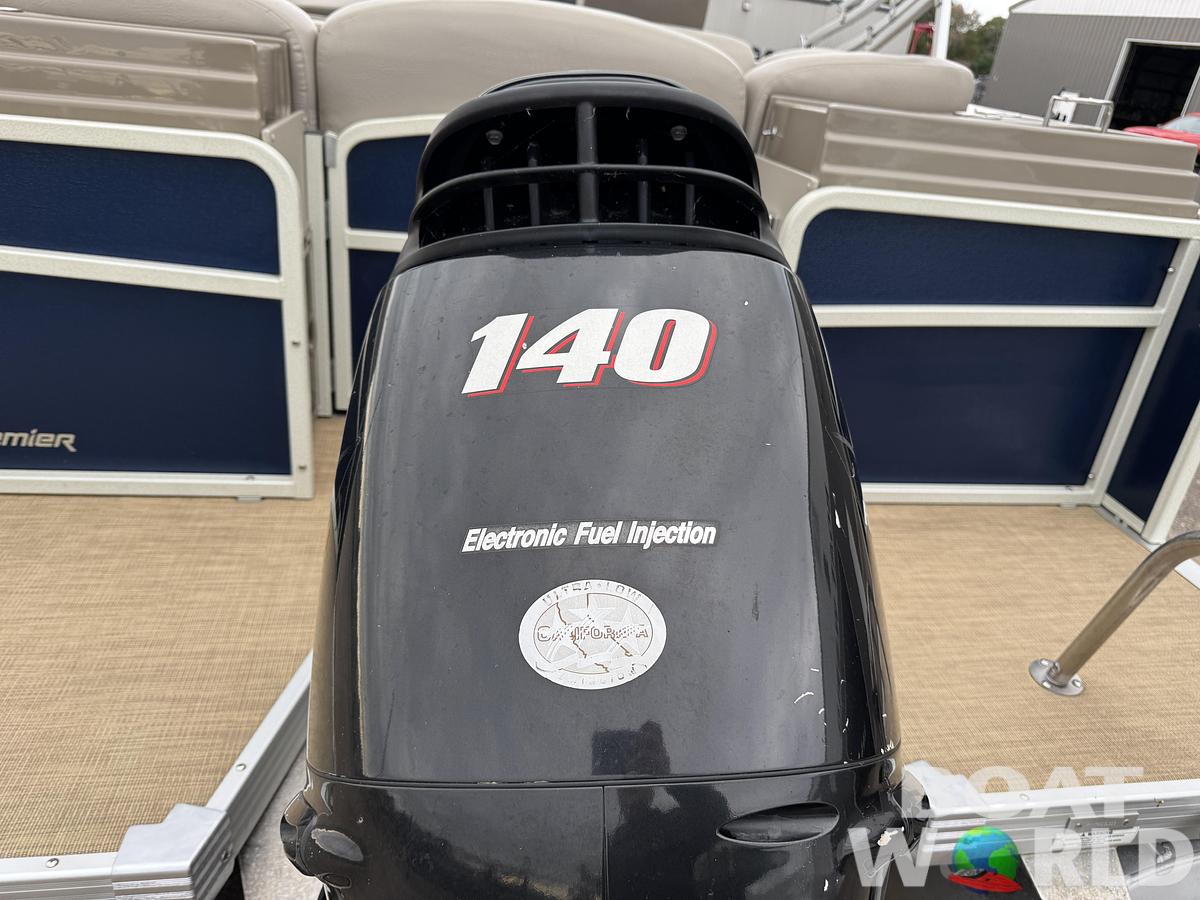 Used 2013 Premier 250 Intrigue Pontoon with 140HP Suzuki Fourstroke EFI