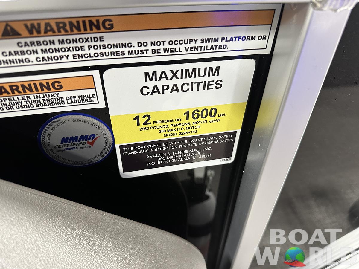 2025 Tahoe Pontoons LTZ 2385 Swingback (VRL) Tritoon & Honda 4-Stroke EFI