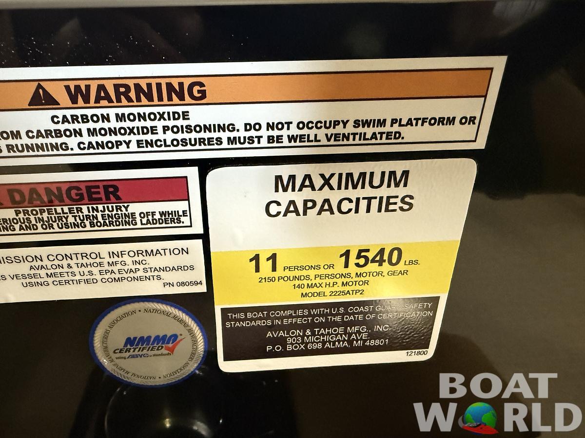 2026 Tahoe Pontoons Sport 2385 Swingback (VRB) & Honda 4-Stroke EFI