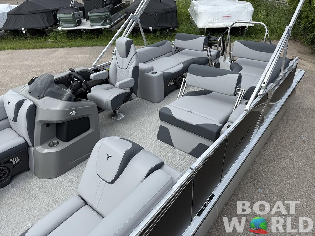 2025 Tahoe Pontoons LTZ 2385 Quad Lounge Shift Flip & Honda 4-Stroke EFI