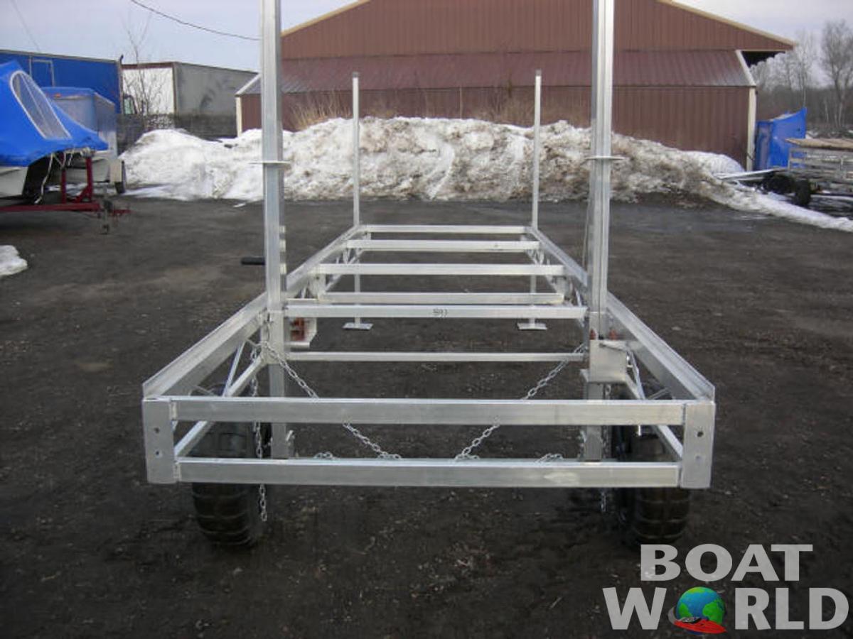 Aluminum Dock Roll In Dock with Cedar Decking