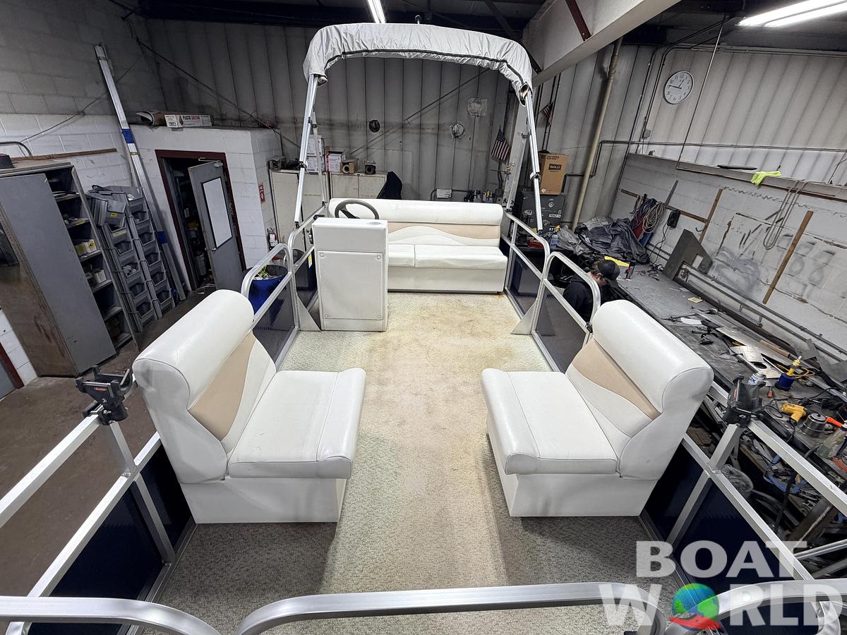 Used 2019 Forester 14' Fish n Fun Pontoon - $10,995
