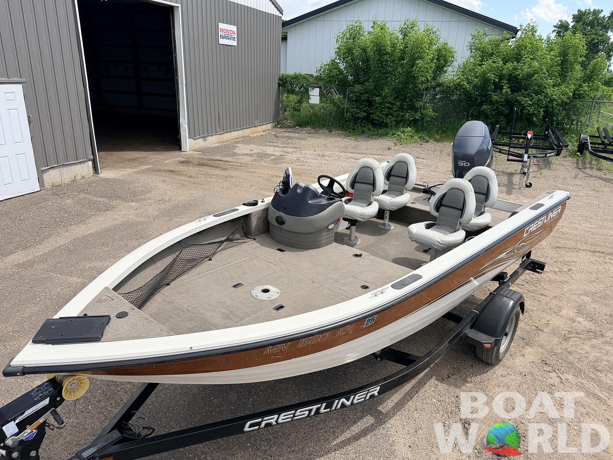 Used 2008 Crestliner 1750 Fish Hawk & 90HP Yamaha 4Stroke - $12,995
