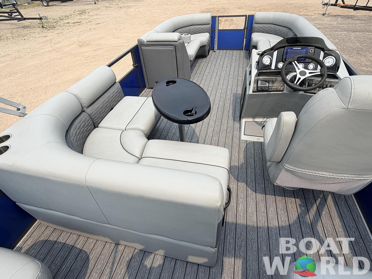 Used 2021 Montego Bay 8522 Fish & Cruise Deluxe Pontoon & 90HP Honda 4Stroke -$29,995