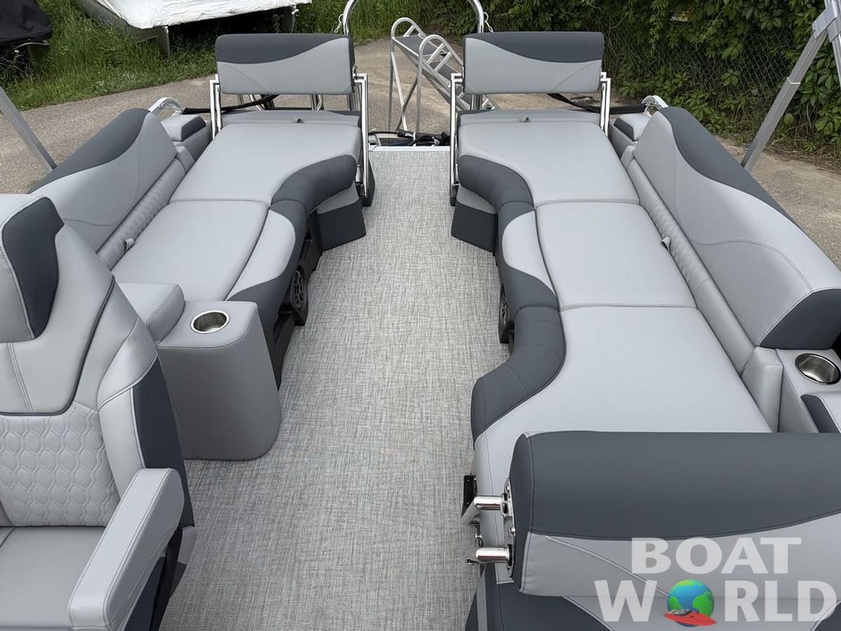 2025 Tahoe Pontoons LTZ 2385 Quad Lounge Shift Flip & Honda 4-Stroke EFI