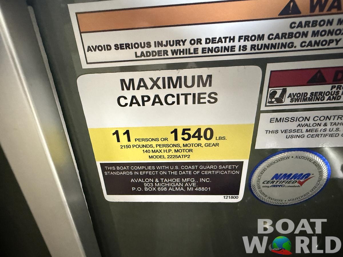 2026 Tahoe Pontoons Sport 2385 Swingback (VRB) & Honda 4-Stroke EFI