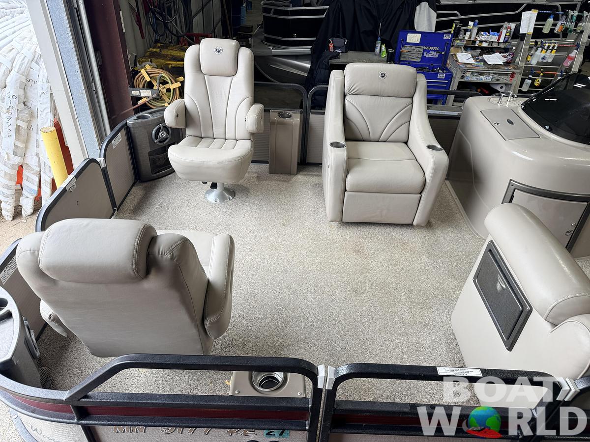 Used 2007 Premier 251 Cast-a-Way Fish & Cruise Pontoon & 115HP Mercury 4Stroke - $19,995