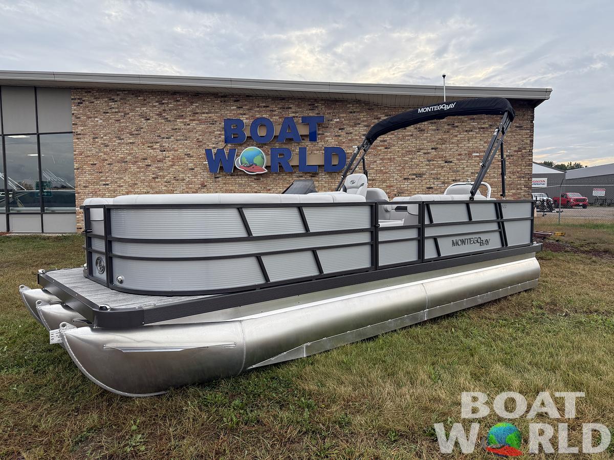 2025 Montego Bay 8522 Fish & Cruise Tritoon & Honda 150HP 4-Stroke EFI