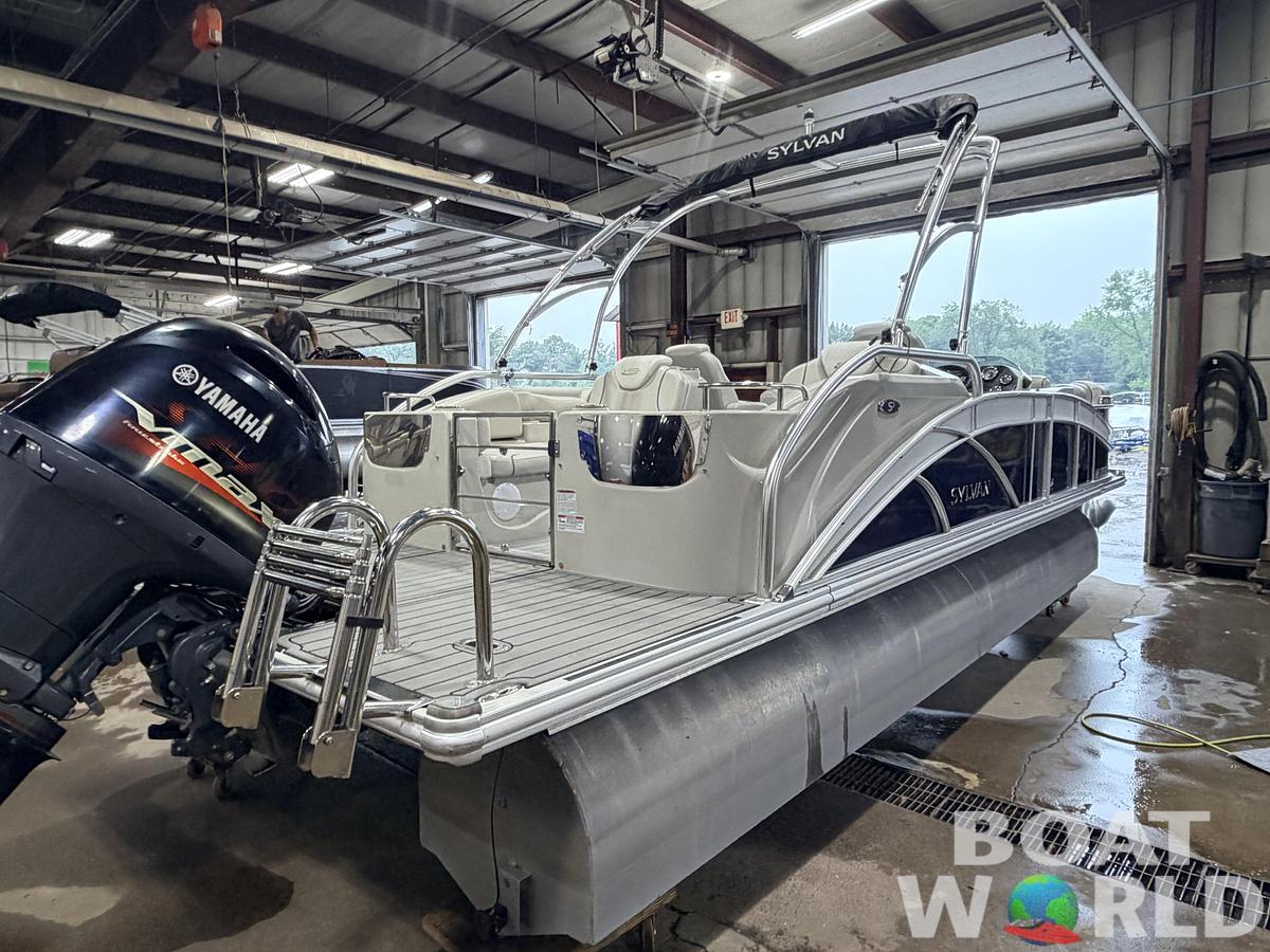 Used 2017 Sylvan S3 Rear Lounge with Sport Tower & 150HP Yamaha SHO VMAX - $39,995