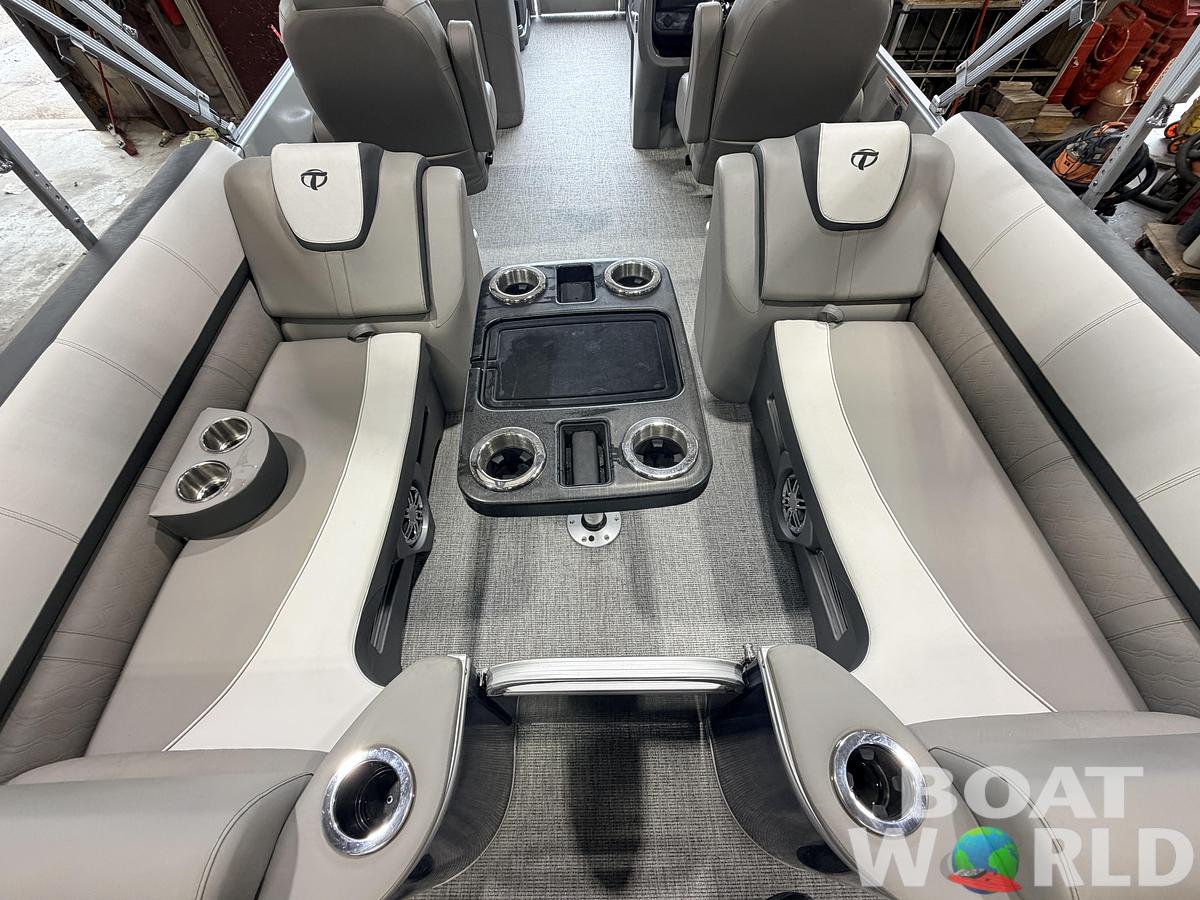 Used 2022 Tahoe Pontoons Cascade 2385 Quad Lounge Tritoon & 200HP Honda 4Stroke -$49,995